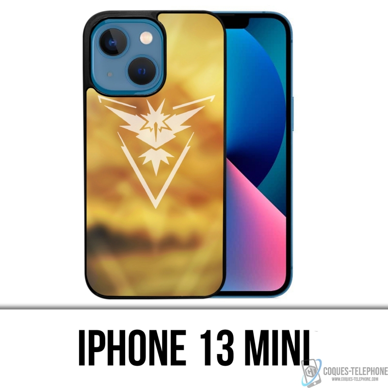 Funda para iPhone 13 Mini - Pokémon Go Team Yellow Grunge