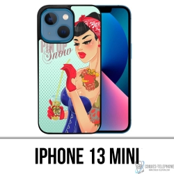 Coque iPhone 13 Mini - Princesse Disney Blanche Neige Pinup