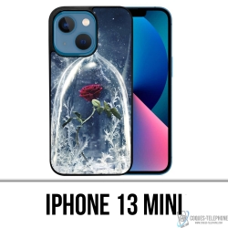 Coque iPhone 13 Mini - Rose Belle Et La Bete