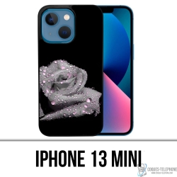 Coque iPhone 13 Mini - Rose Gouttes