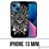 Coque iPhone 13 Mini - Skull Head Plumes