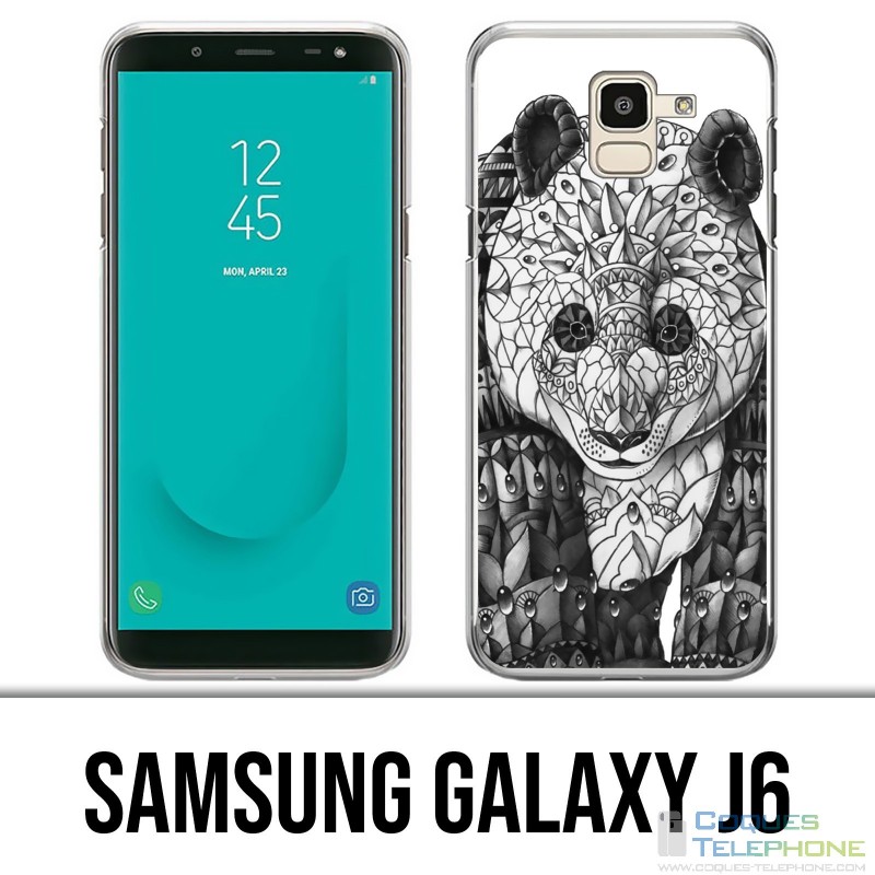 Samsung Galaxy J6 case - Panda Azteque