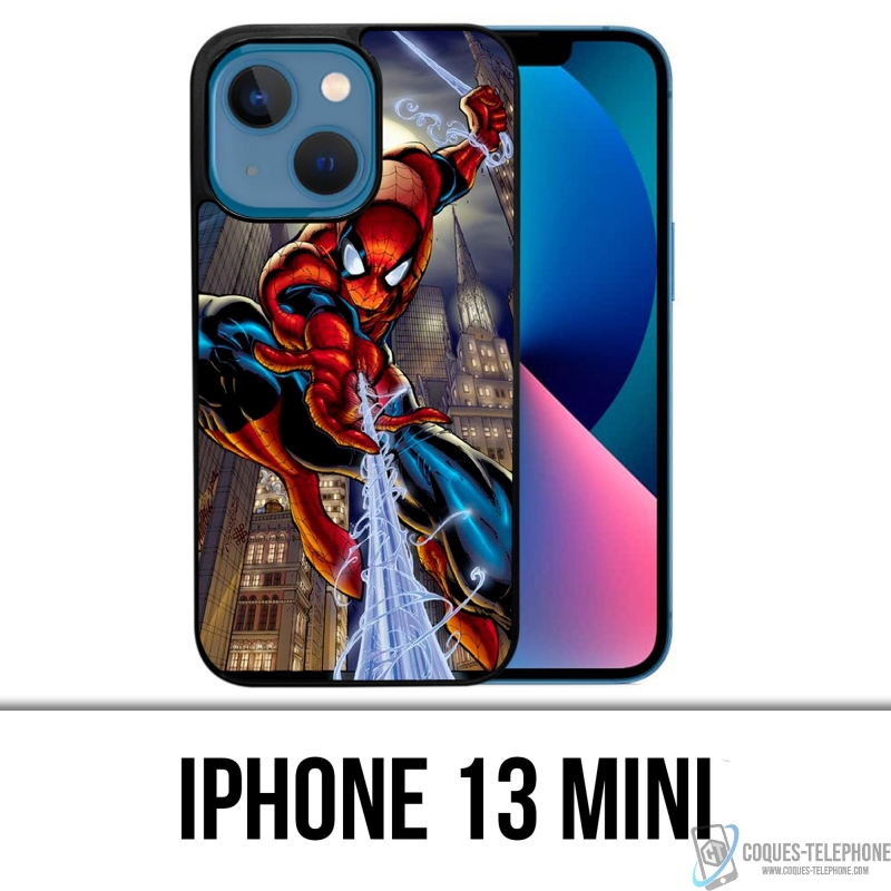 Coque iPhone 13 Mini - Spiderman Comics