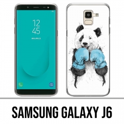 Coque Samsung Galaxy J6 - Panda Boxe