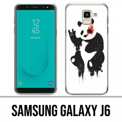 Samsung Galaxy J6 Hülle - Panda Rock