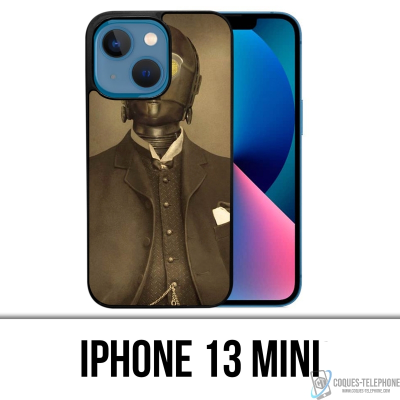 Coque iPhone 13 Mini - Star Wars Vintage C3Po