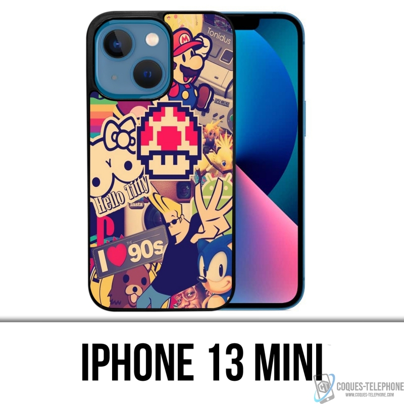 Funda para iPhone 13 Mini - Pegatinas Vintage 90S