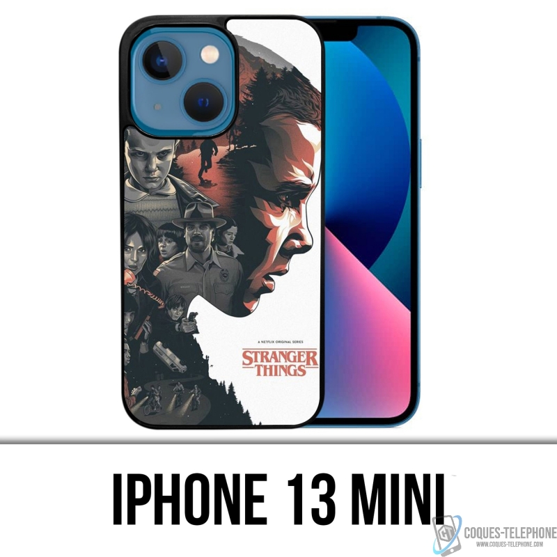 Coque iPhone 13 Mini - Stranger Things Fanart