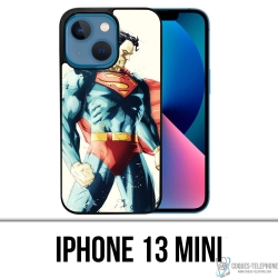 Coque iPhone 13 Mini - Superman Paintart