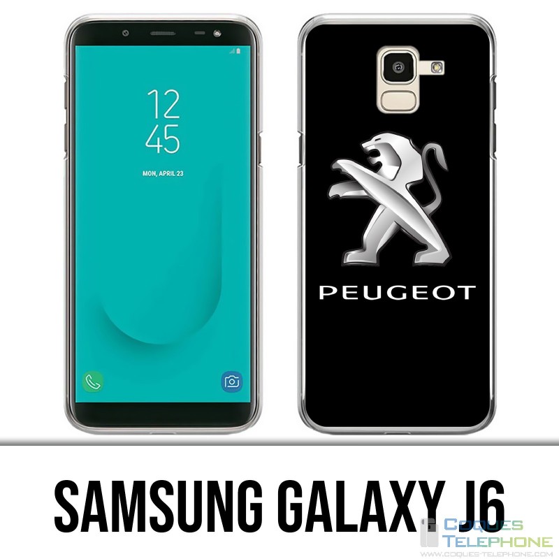 Carcasa Samsung Galaxy J6 - Logotipo de Peugeot