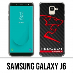 Funda Samsung Galaxy J6 - Logotipo de Peugeot Sport