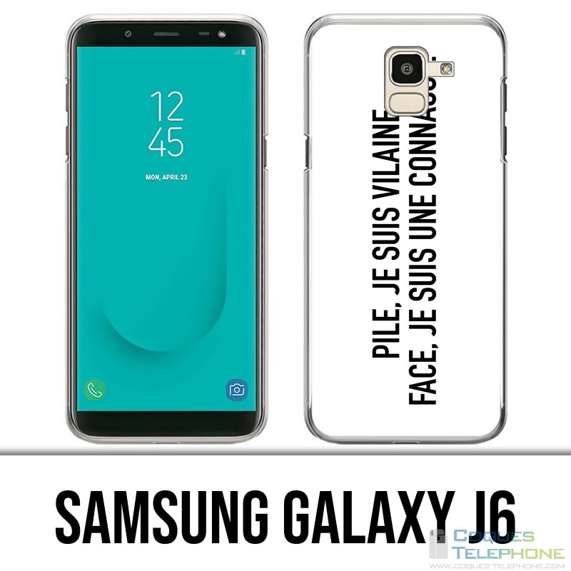 Custodia Samsung Galaxy J6 - Naughty Pile Face Connasse