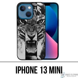 Coque iPhone 13 Mini - Tigre Swag