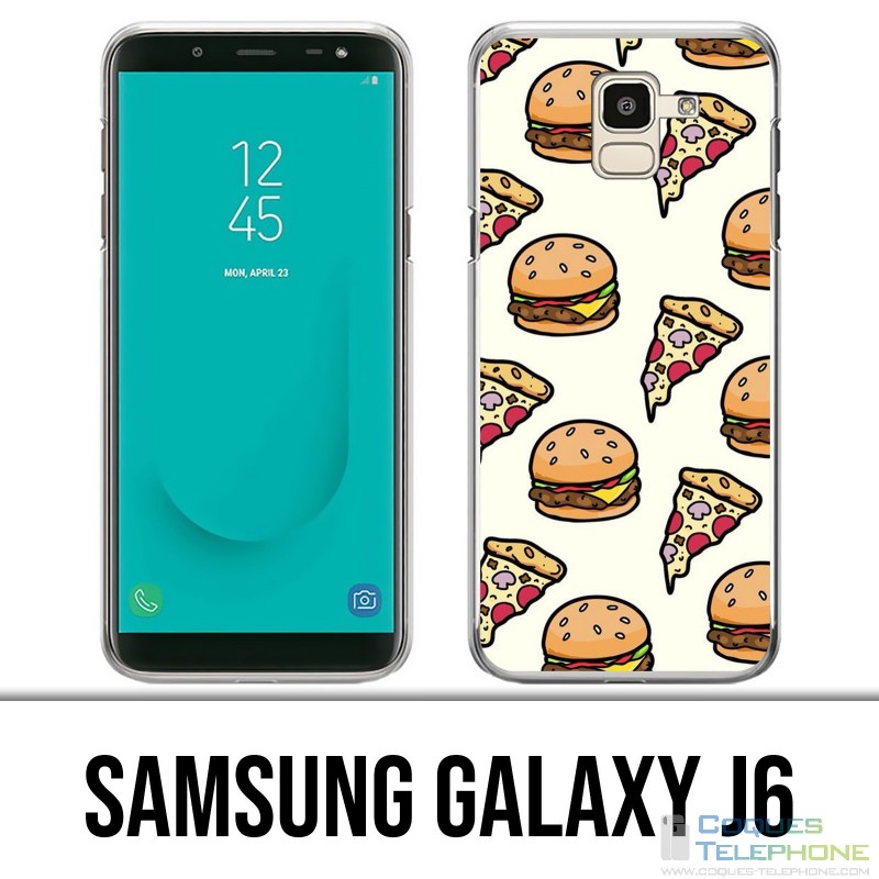 Coque Samsung Galaxy J6 - Pizza Burger
