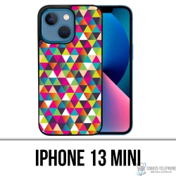 Coque iPhone 13 Mini - Triangle Multicolore