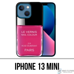 Coque iPhone 13 Mini - Vernis Paris Rose