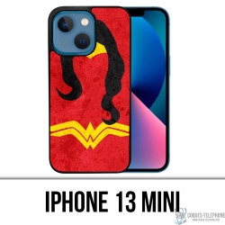 Coque iPhone 13 Mini - Wonder Woman Art Design
