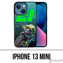 Coque iPhone 13 Mini - Morbidelli Petronas Cartoon