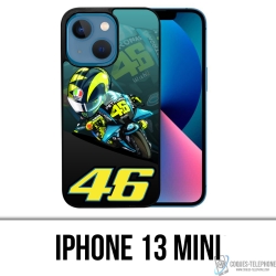 Coque iPhone 13 Mini - Rossi 46 Petronas Motogp Cartoon