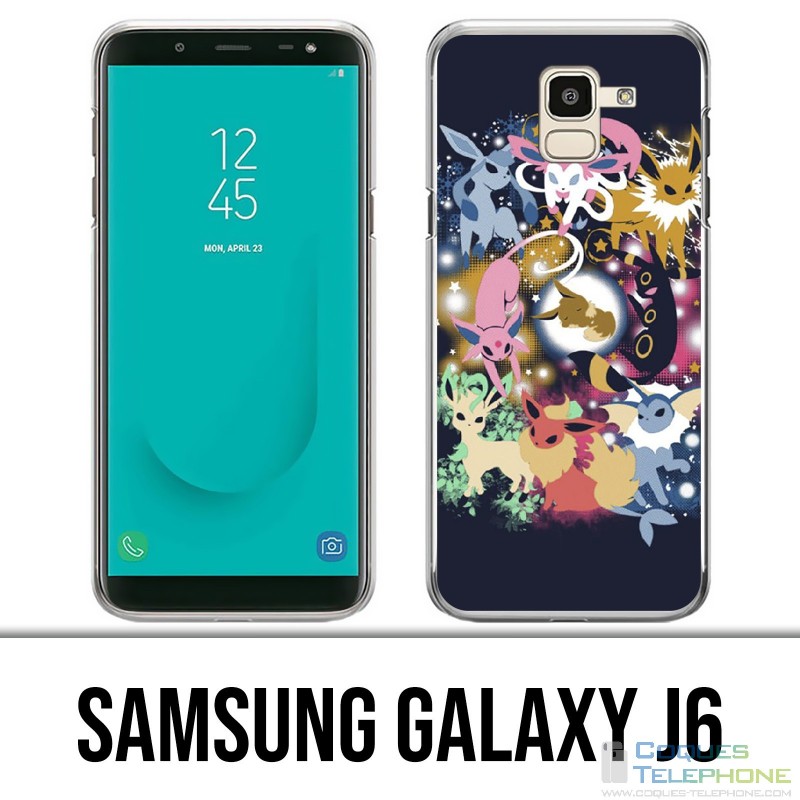 Samsung Galaxy J6 Hülle - Pokémon Evolutions