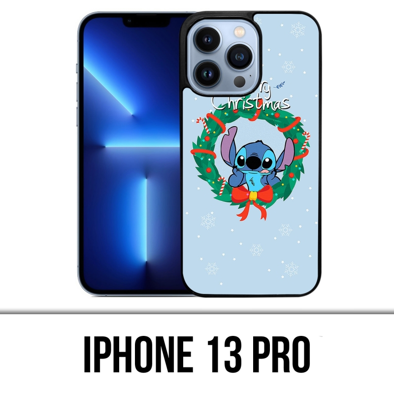 IPhone 13 Pro Case - Stitch Merry Christmas