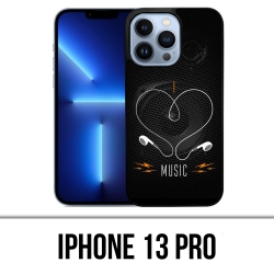 Funda para iPhone 13 Pro - Amo la música
