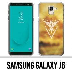 Samsung Galaxy J6 Hülle - Pokémon Go Team Gelb