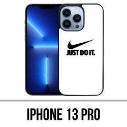 IPhone 13 Pro Case - Nike Just Do It Weiß