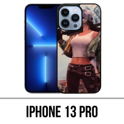 Coque iPhone 13 Pro - PUBG Girl
