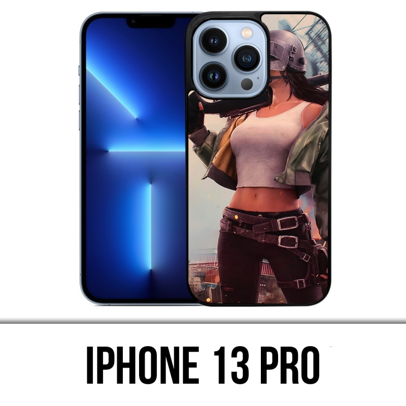 Funda para iPhone 13 Pro - PUBG Girl