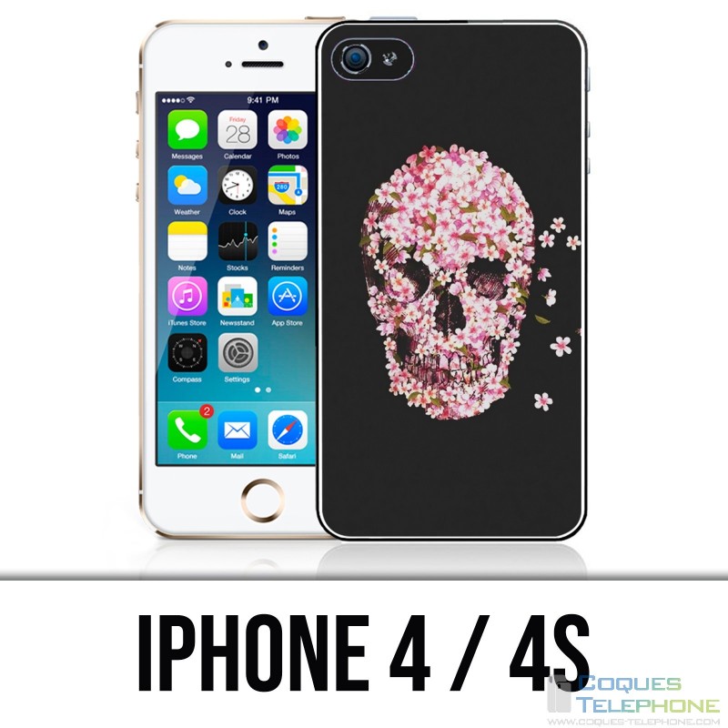 Custodia per iPhone 4 / 4S - Crane Flowers