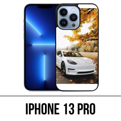Coque iPhone 13 Pro - Tesla Automne