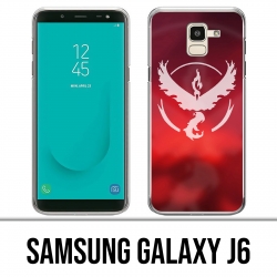 Samsung Galaxy J6 Hülle - Pokémon Go Team Red