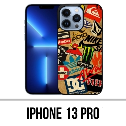 Custodia per iPhone 13 Pro - Logo Skate vintage