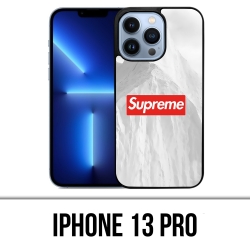 Coque iPhone 13 Pro - Supreme Montagne Blanche