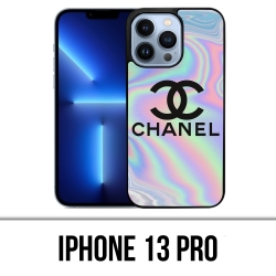 Custodia per iPhone 13 Pro - Chanel olografica