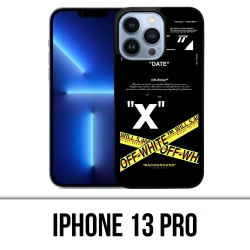 Coque iPhone 13 Pro - Off White Crossed Lines