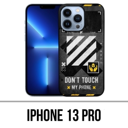 IPhone 13 Pro Case - Off White Berühren Sie das Telefon nicht