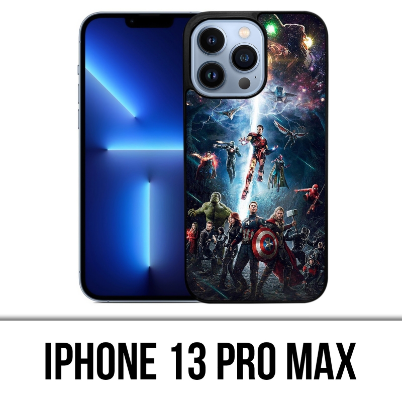 Coque iPhone 13 Pro Max - Avengers Vs Thanos