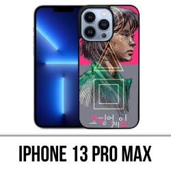 Funda para iPhone 13 Pro Max - Squid Game Girl Fanart