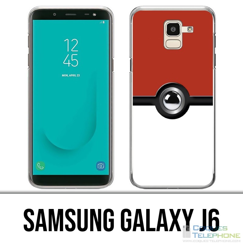 Samsung Galaxy J6 Case - Pokemon Pokeball
