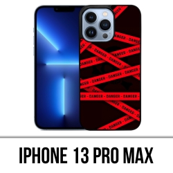 Carcasa para iPhone 13 Pro Max - Advertencia de peligro