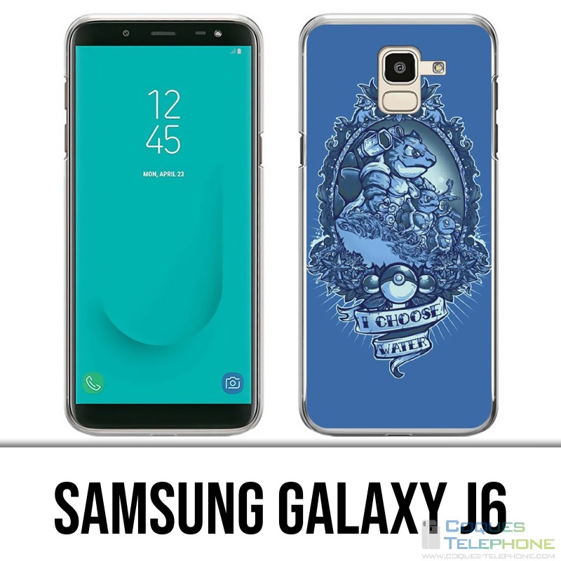 Carcasa Samsung Galaxy J6 - Pokemon Water