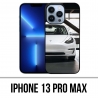 Coque iPhone 13 Pro Max - Tesla Model 3 Blanc