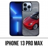 Coque iPhone 13 Pro Max - Tesla Model 3 Rouge
