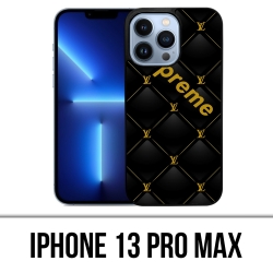 Coque iPhone 13 Pro Max - Supreme Vuitton