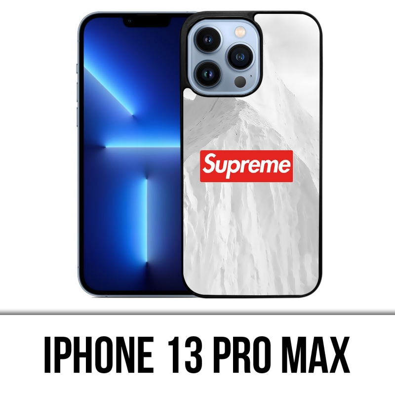 Coque iPhone 13 Pro Max - Supreme Montagne Blanche