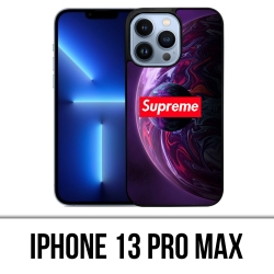Coque iPhone 13 Pro Max - Supreme Planete Violet