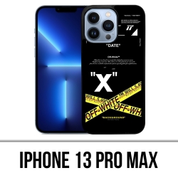 IPhone 13 Pro Max Case - Off White Crossed Lines
