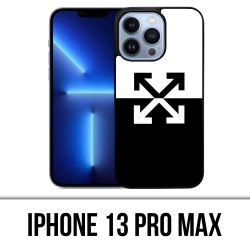 Custodia per iPhone 13 Pro Max - Logo bianco sporco